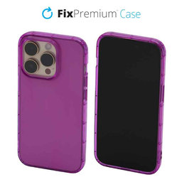 FixPremium - Case Clear for iPhone 14 Pro, violet