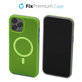 FixPremium - Case Clear with MagSafe for iPhone 12 Pro Max, neon green