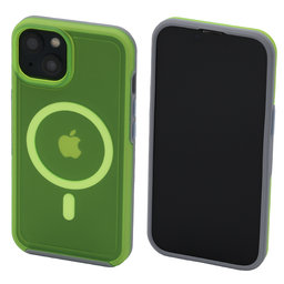 FixPremium - Case Clear withMagSafe for iPhone 13, neon green