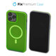 FixPremium - Case Clear with MagSafe for iPhone 13 Pro Max, neon green