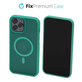 FixPremium - Case Clear with MagSafe for iPhone 13 Pro Max, mint blue