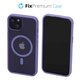 FixPremium - Case Clear with MagSafe for iPhone 13, purple