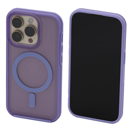 FixPremium - Case Clear withMagSafe for iPhone 14 Pro, violet