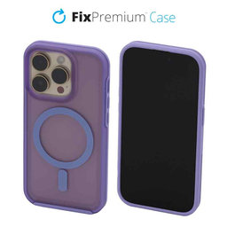 FixPremium - Case Clear withMagSafe for iPhone 14 Pro, violet