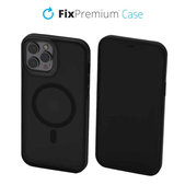 FixPremium - Case Clear with MagSafe for iPhone 13 Pro Max, frost black