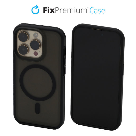 FixPremium - Case Clear with MagSafe for iPhone 14 Pro, frost black