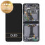 Samsung Galaxy Z Flip 5 F731B - LCD Display + Touch Screen + Frame (Graphite) - GH82-31827A Genuine Service Pack