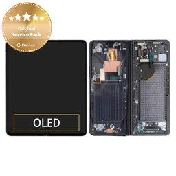 Samsung Galaxy Z Fold 5 F946B - LCD Display + Touch Screen + Frame (Phantom Black) - GH82-31842A Genuine Service Pack