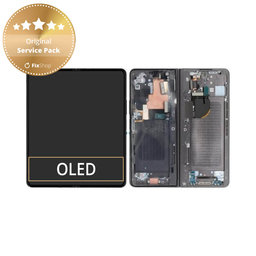 Samsung Galaxy Z Fold 5 F946B - LCD Display + Touch Screen + Frame (Gray) - GH82-31842D Genuine Service Pack