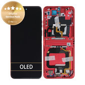Motorola Razr 40 Ultra - LCD Display + Touch Screen + Frame (Viva Magenta) - 5D68C22598 Genuine Service Pack