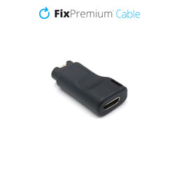 FixPremium - Reduction Micro-USB for Garmin Port for Watch, black