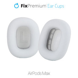 FixPremium - Spare Ear Pads for Apple AirPods Max (Fabric), white