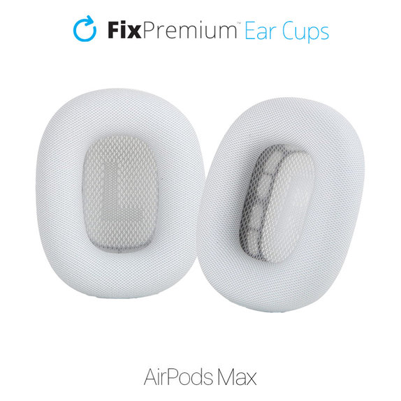Replacement Ear Pads for Apple AirPods Max (Fabric), white