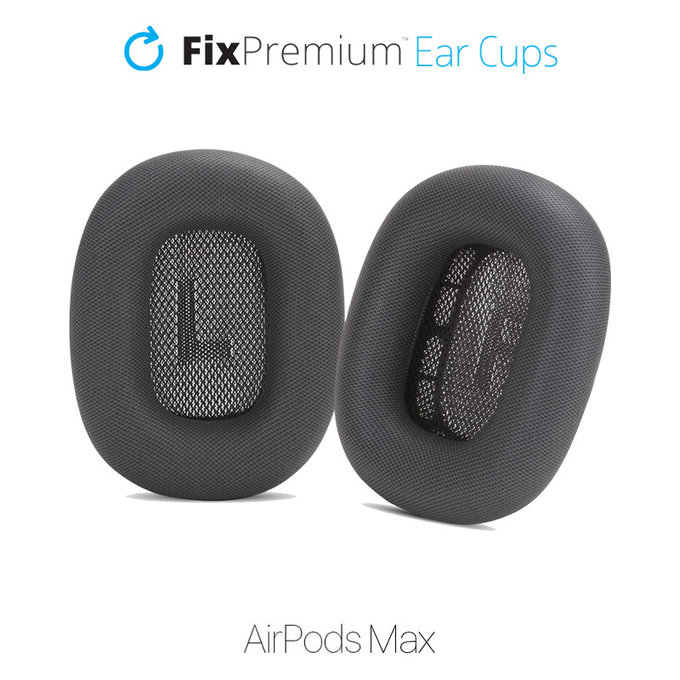Replacement Ear Pads for Apple AirPods Max (Fabric), space gray