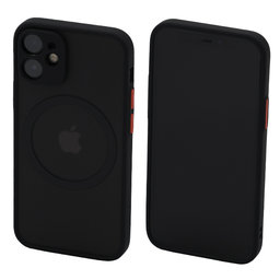FixPremium - Case Matte with MagSafe for iPhone 12 mini, black