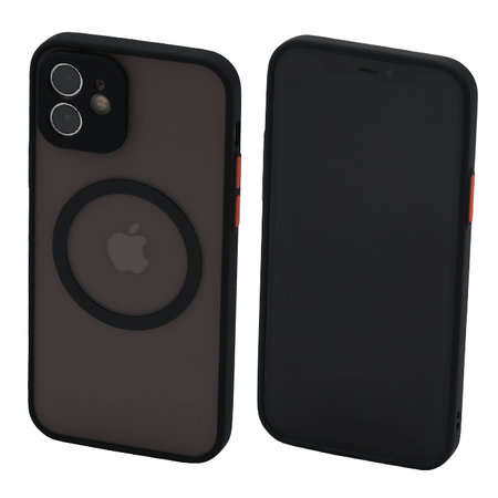 FixPremium - Case Matte with MagSafe for iPhone 12, black
