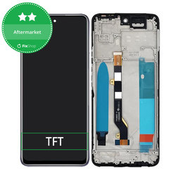 Infinix Hot 11S NFC - LCD Display + Touch Screen + Frame (Polar Black) TFT