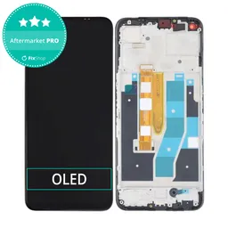 Realme 9 - LCD Display + Touch Screen + Frame (Meteor Black) OLED