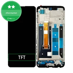 Realme C55 - LCD Display + Touch Screen + Frame (Black) TFT