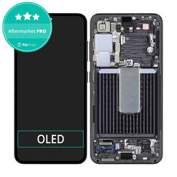 Samsung Galaxy S23 S911B - LCD Display + Touch Screen + Frame (Phantom Black) OLED