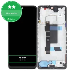Xiaomi Redmi Note 12 Pro 5G - LCD Display + Touch Screen + Frame (Midnight Black) TFT