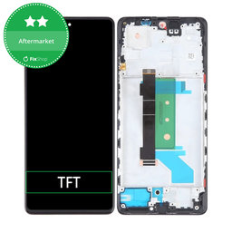 Xiaomi Redmi Note 12 Pro+ 5G - LCD Display + Touch Screen + Frame (Midnight Black) TFT