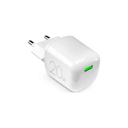 PURO - Charging Adapter MiniPro USB-C, GaN, 20W, white