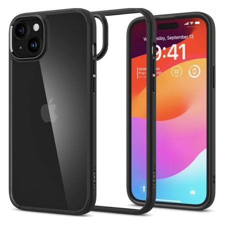 Spigen - Case Ultra Hybrid for iPhone 15 Plus, matte black