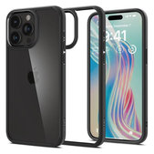 Spigen - Case Ultra Hybrid for iPhone 15 Pro, Matte Black