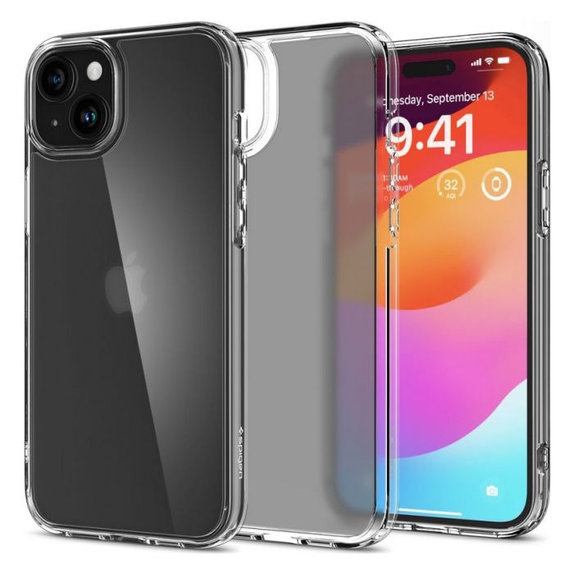 Spigen - Case Ultra Hybrid for iPhone 15, Frost Clear