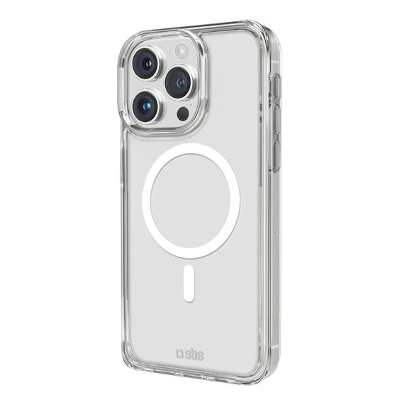 SBS - Case Light Mag with MagSafe for iPhone 15 Pro, transparent