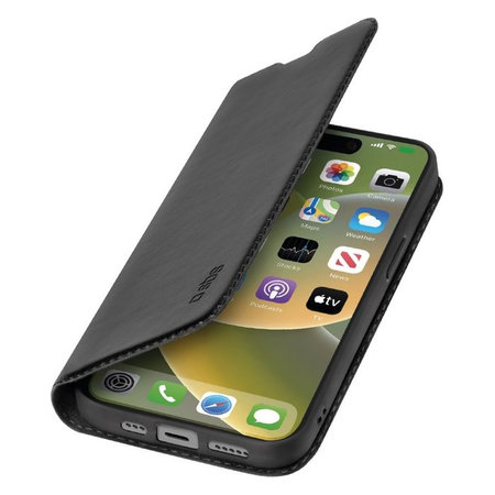 SBS - Case Book Wallet Lite for iPhone 15 Plus, black