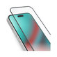 SBS - Tempered Glass Full Cover for iPhone 15, black