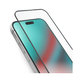 SBS - Tempered Glass Full Cover for iPhone 15 Pro, black