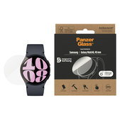 Tempered Glass Flat Glass AB for Samsung Galaxy Watch6 40 mm, Clear, PanzerGlass