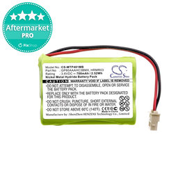 Motorola MBP481, MBP482, MBP483 - Battery GP80AAAHC3BMX, GP80AAAHC3BMXZ, HRMR03 700mAh HQ
