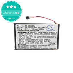 Garmin Nuvi 3700, 3760, 3760T, 3790, 3790T - Battery 361-00046-02, 361-00064-02, EE06HE10E00EF 1200mAh HQ