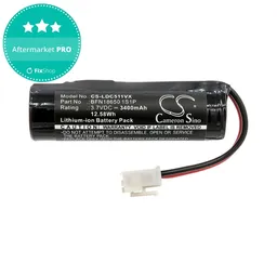 Leifheit Dry&Clean 51000, 51002, 51113, 51114 - Battery BFN18650 1S1P Li-Ion 3.7V 3400mAh HQ