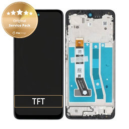 Motorola Moto G54 XT2343 - LCD Display + Touch Screen + Frame (Black) - 5D68C23304 Genuine Service Pack