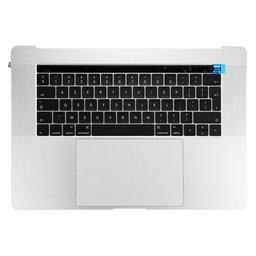 Apple MacBook Pro 15" A1707 (Late 2016 - Mid 2017) - Top Keyboard Frame + Keyboard UK + Microphone + Trackpad + Speakers (Silver)