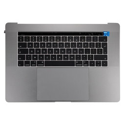 Apple MacBook Pro 15" A1707 (Late 2016 - Mid 2017) - Top Keyboard Frame + Keyboard UK + Microphone + Trackpad + Speakers (Space Gray)