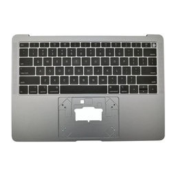 Apple MacBook Air 13" A1932 (2018 - 2019) - Top Keyboard Frame + Keyboard UK (Space Gray)