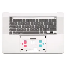 Apple MacBook Pro 16" A2141 (2019) - Top Keyboard Frame + Keyboard UK (Silver)
