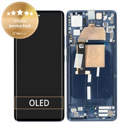 Motorola Edge 30 Fusion - LCD Display + Touch Screen + Frame (Neptune Blue) - 5D68C21190 Genuine Service Pack
