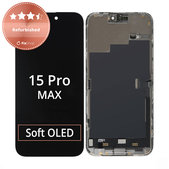 Display for iPhone 15 Pro Max, Touch Screen with Frame, Refurbished