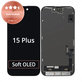 Display for iPhone 15 Plus, Touch Screen with Frame, Refurbished