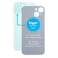 Apple iPhone 15 - Rear Housing Glass with Bigger Camera Hole (Green)