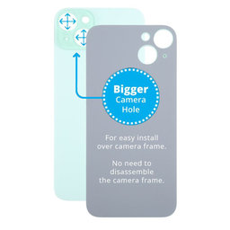 Apple iPhone 15 Plus - Rear Housing Glass with Bigger Camera Hole (Green)