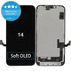 Display Soft OLED for iPhone 14, Touch Screen with Frame, FixPremium