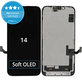Display Soft OLED for iPhone 14, Touch Screen with Frame, FixPremium
